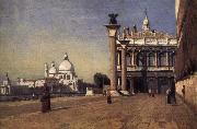 Corot Camille Manana in Venice oil on canvas